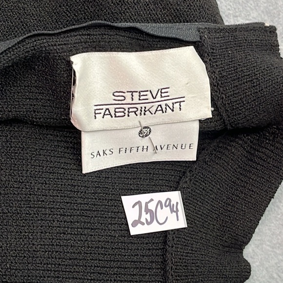 Vintage Black Wide Leg Jumpsuit Large Mod Disco Whimsigoth Designer - Picture 8 of 13